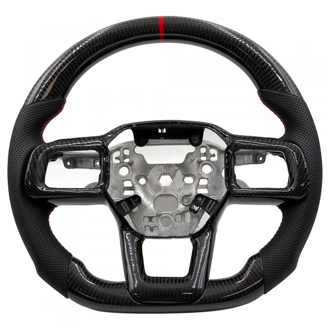 TTD Craft  2024+  Mustang S650  Carbon Fiber Steering Wheel