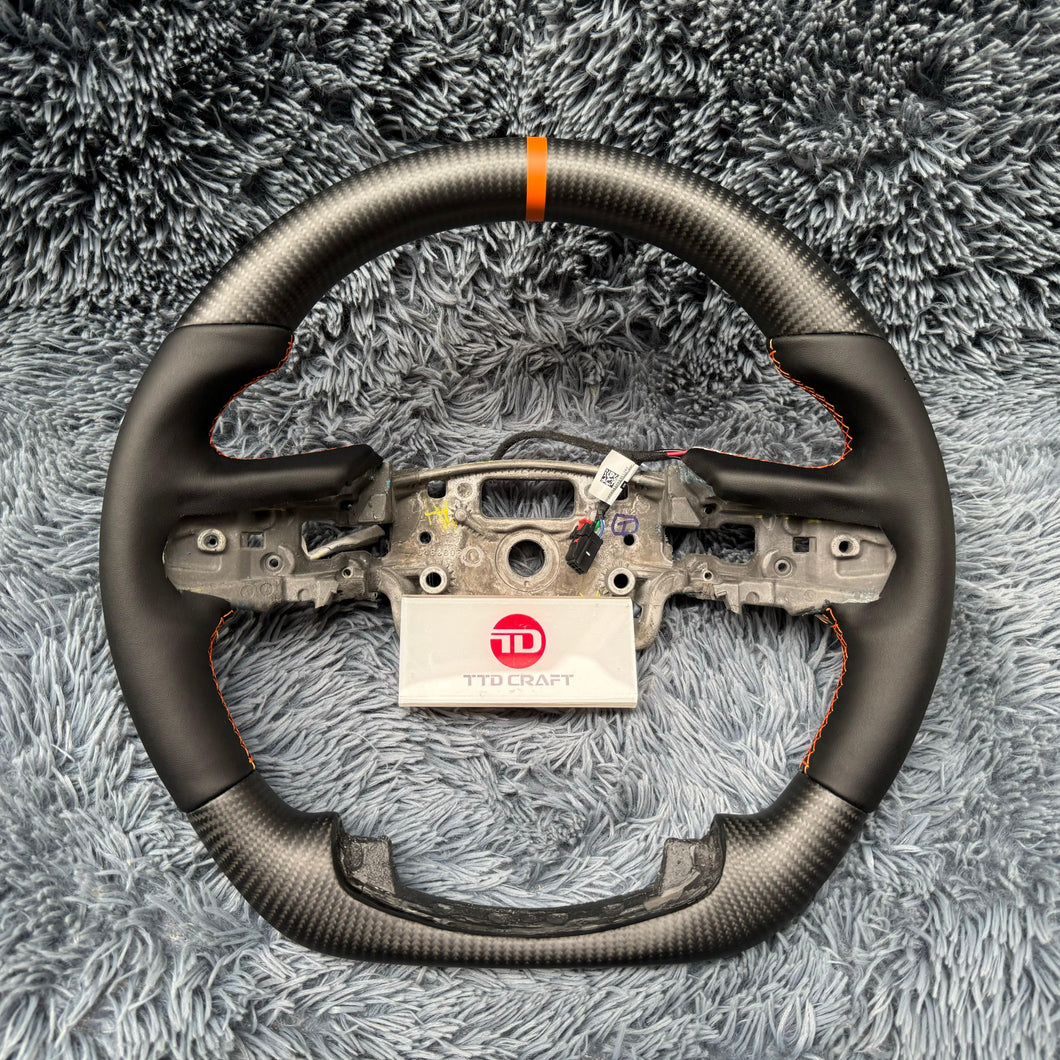 TTD Craft  2019 -2024 Silverado 1500 Carbon Fiber Steering Wheel