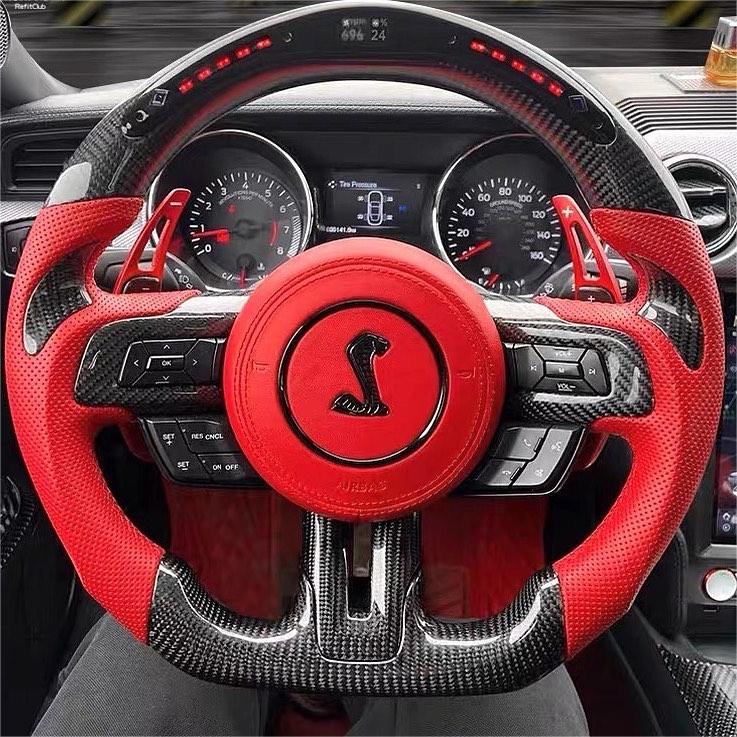 TTD Craft  2015-2017 Mustang  Carbon Fiber Steering Wheel