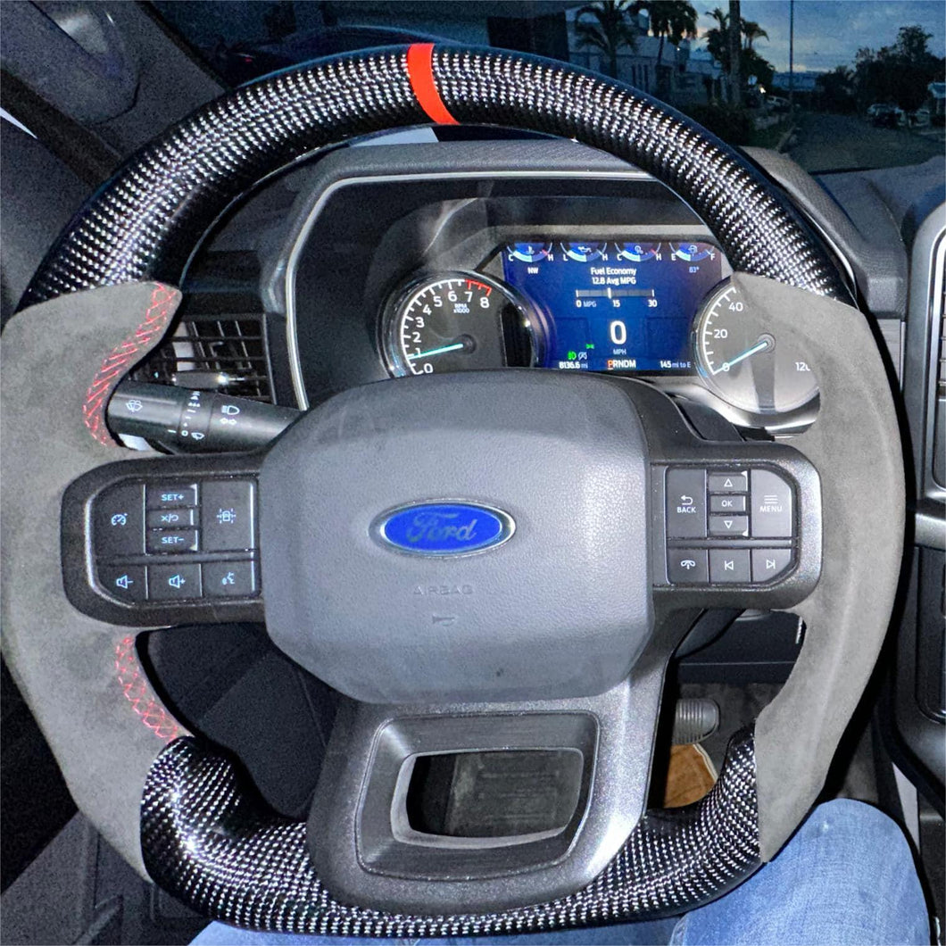 TTD Craft  Ford 2021-2024 F150 / Raptor Carbon Fiber Steering Wheel