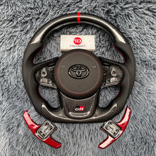 Cargar imagen en el visor de la galería, Volante de fibra de carbono TTD Craft para Toyota Supra MK5 A90 A91 (2020-2025)
