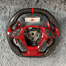 Carregar imagem no visualizador da galeria, Volante de fibra de carbono TTD Craft 2014-2019 Corvette C7
