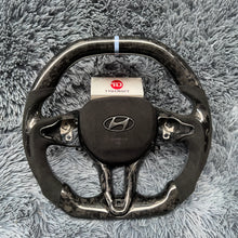Load image into Gallery viewer, 2020-2026 Elantra N / I20N / I30N Forged Carbon Fiber Steering Wheel|TTD Craft
