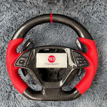 Load image into Gallery viewer, TTD Craft 2014-2019 Corvette C7 Carbon Fiber Steering Wheel
