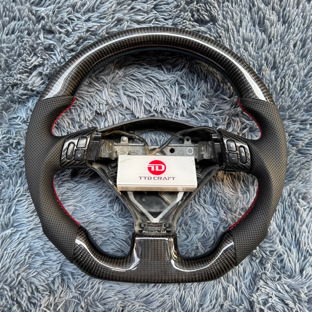 TTD Craft 2004-2007 WRX /STI 2005-2008 Forester SG5 SG9 2005-2007 Legacy Volante de fibra de carbono
