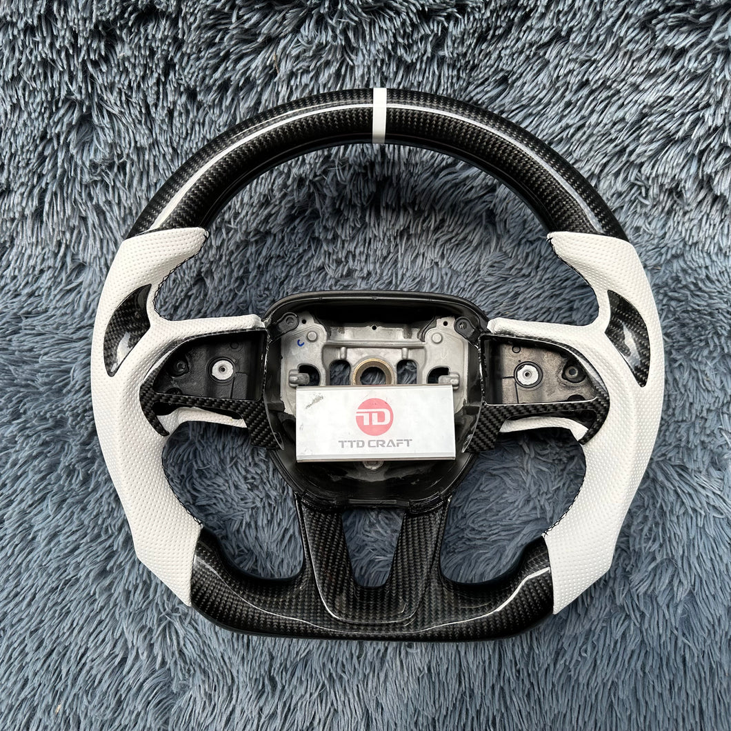 TTD Craft  Dodge 2016-2023 Charger Challenger / 2014-2023 Durango Carbon Fiber Steering Wheel