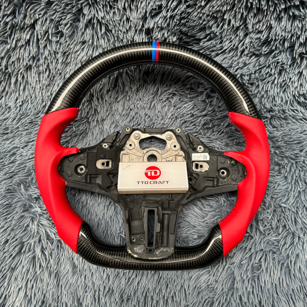 TTD Craft  BMW F40 F44 F87 F82 F83  G20 G21 G28 G22 G80  Carbon Fiber Steering wheel