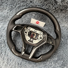 Charger l&#39;image dans la galerie, TTD Craft Benz C63 AMG W176 W204AMG W212 W218 C117 E350 SL63 R231 X156 GLA45AMG  SLAMG  Fiber Steering Wheel
