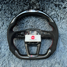 Load image into Gallery viewer, TTD Craft Audi 2019+  RSQ8 RSQ7 SQ8 SQ7  Carbon Fiber Steering Wheel
