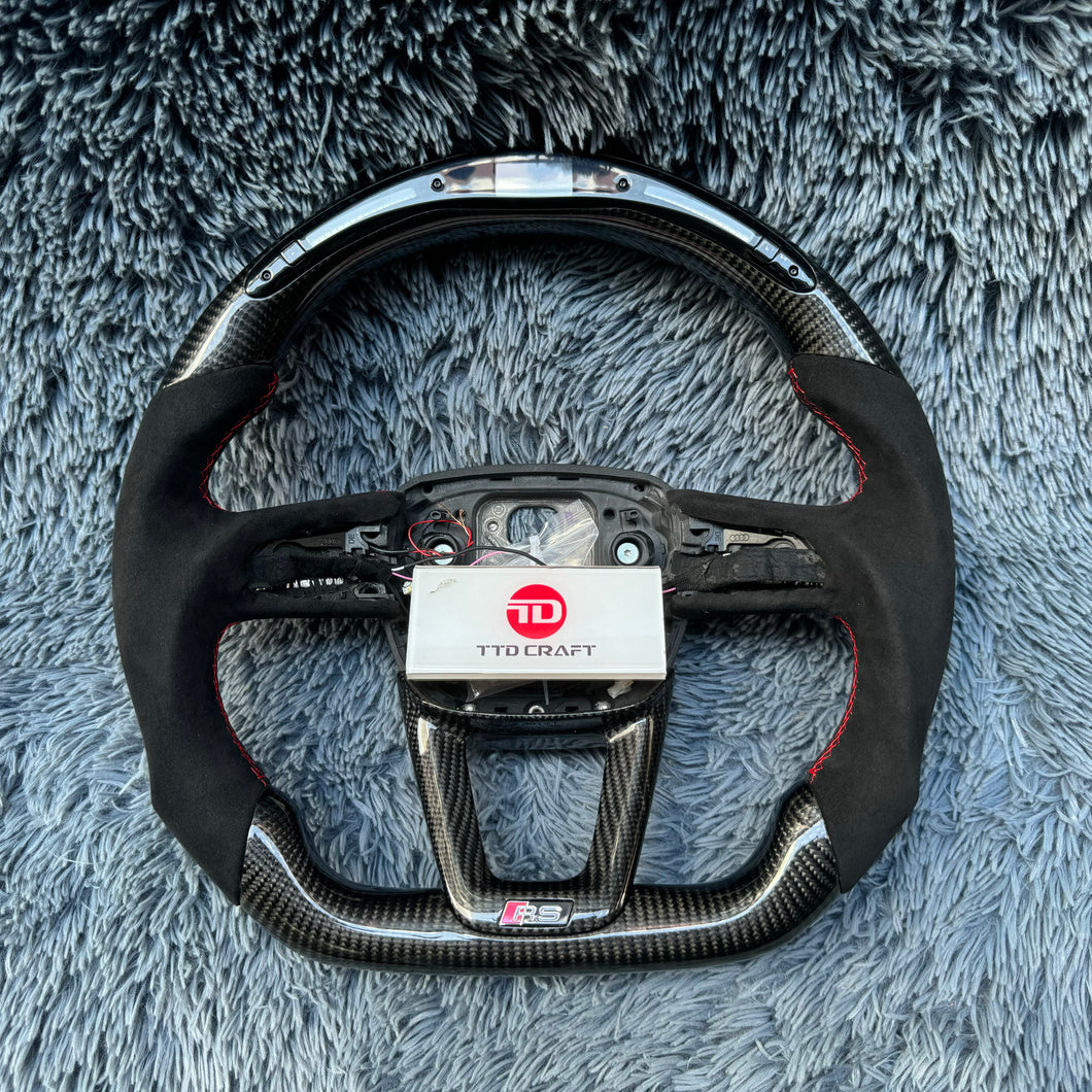 TTD Craft Audi 2019+  RSQ8 RSQ7 SQ8 SQ7  Carbon Fiber Steering Wheel