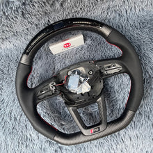 Charger l&#39;image dans la galerie, TTD Craft Audi 2019+  RSQ8 RSQ7 SQ8 SQ7  Carbon Fiber Steering Wheel
