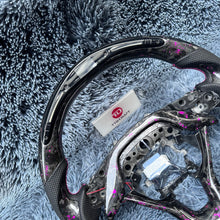 Carregar imagem no visualizador da galeria, TTD Craft 10ª geração 2018-2022 Accord / 2018-2022 Insight Sport EX LX EX-L V6 Volante de fibra de carbono forjado com flocos brancos
