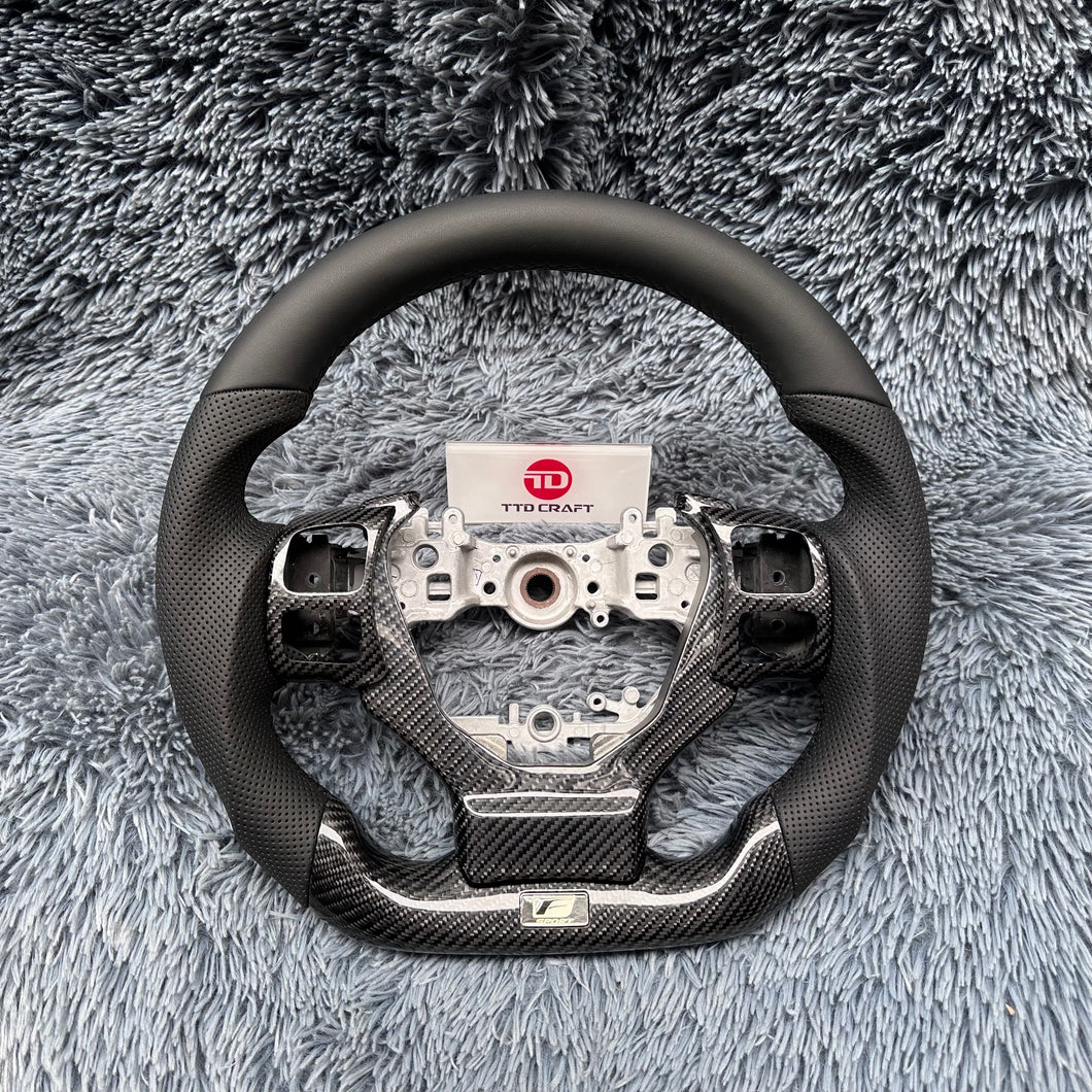 TTD Craft Lexus 2014-2024 IS 250 350 300 CT200h RC NX 200T RC RCF F esporte Volante de fibra de carbono