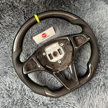 Carregar imagem no visualizador da galeria, Volante de fibra de carbono TTD Craft Benz W176 GLK350 GLK500 C250 C300 C350 C180
