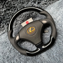 Load image into Gallery viewer, TTD Craft Lexus 2000-2005 GS300 GS430 Piano Black Steering Wheel
