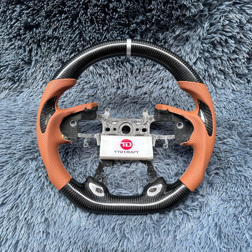 TTD Craft  9th gen Accord  EX-L V6  2013- 2017  Carbon Fiber Steering Wheel