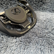 Load image into Gallery viewer, TTD Craft  Lexus  2014-2024 IS 250 350 300 CT200h  RC NX 200T  RC RCF  F sport  Carbon Fiber Steering Wheel
