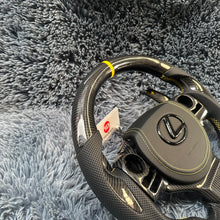 Charger l&#39;image dans la galerie, TTD Craft  Lexus  2014-2024 IS 250 350 300 CT200h  RC NX 200T  RC RCF  F sport  Carbon Fiber Steering Wheel
