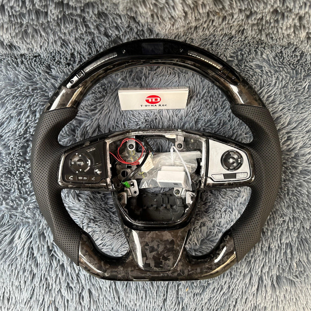 TTD Craft 2017-2018 CRV EX LX EX-L Carbon Fiber Steering Wheel