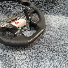 Charger l&#39;image dans la galerie, TTD Craft Infiniti M25 2013-2020 QX60 JX35 / 2013-2022 Q70 Q70L / 2011-2019 M35 M37 M56 Carbon Fiber Steering Wheel
