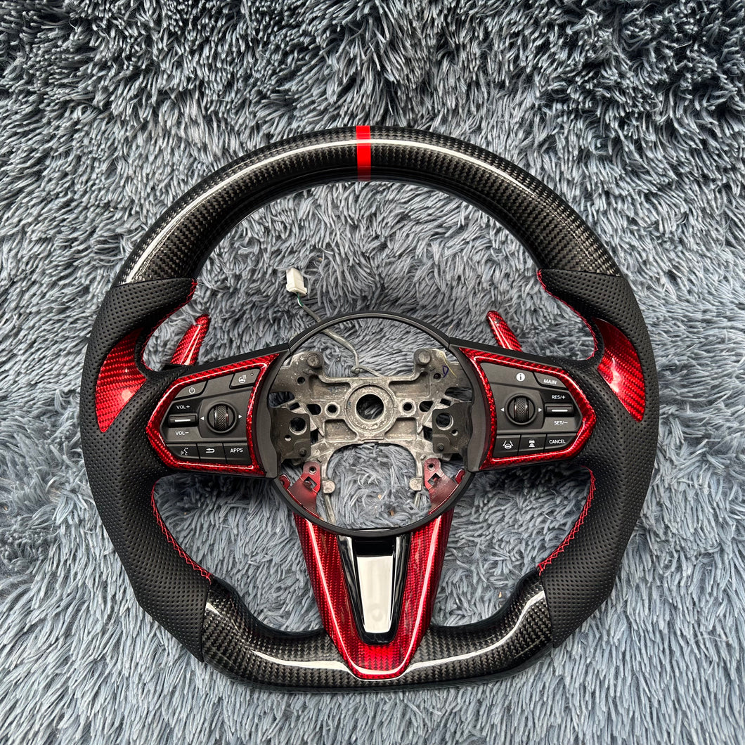 TTD Craft 2019-2024 RDX A-Spec Advance Package SH-AWD Carbon Fiber Steering Wheel