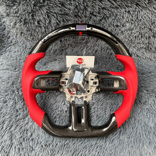 Load image into Gallery viewer, TTD Craft  2018-2023 Mustang  Carbon Fiber Steering Wheel
