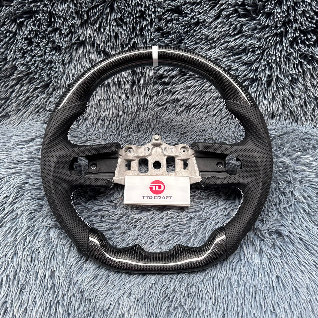 TTD Craft 2019-2024 Wrangler / 2018-2024 Gladiator Carbon Fiber Steering Wheel