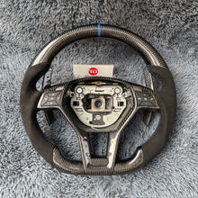 Lade das Bild in den Galerie-Viewer, TTD Craft Benz W176  W246 W204 W212  C117 C218 X156  X204 Carbon Fiber Steering Wheel

