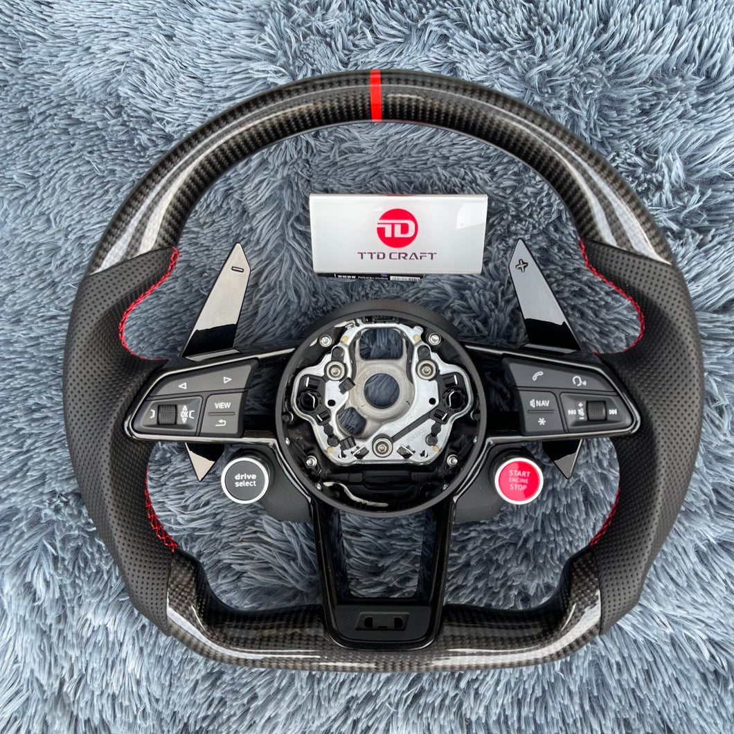 TTD Craft 2016-2021  AUDI TT R8  Carbon Fiber  Steering Wheel