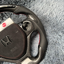 Load image into Gallery viewer, TTD Craft  9th gen Civic 2012-2015 Type R FK2  SI Carbon Fiber Steering Wheel
