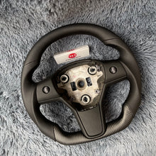 Charger l&#39;image dans la galerie, TTD Craft Tesla Model 3 Y  Carbon Fiber Steering Wheel
