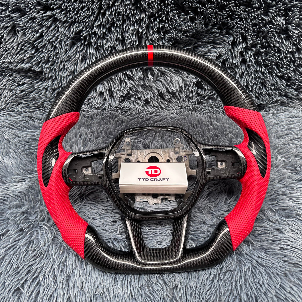 TTD Craft 11th gen Civic 2022 2023 2024 +Type R FL5 SI / 11th gen Accord 2023  2024+ Carbon Fiber Steering Wheel