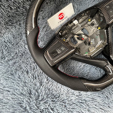 Charger l&#39;image dans la galerie, TTD Craft  Maserati 2014-2021 Ghibli / 2017-2023 Levante / 2014-2022 Quattroporte  Carbon Fiber Steering Wheel
