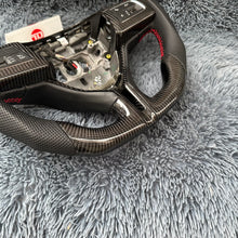 Charger l&#39;image dans la galerie, TTD Craft  Maserati 2014-2021 Ghibli / 2017-2023 Levante / 2014-2022 Quattroporte  Carbon Fiber Steering Wheel
