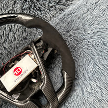 Carregar imagem no visualizador da galeria, Volante de fibra de carbono TTD Craft 2011-2018 Volvo V60 / 2015-2018 Volvo V60 Cross Country
