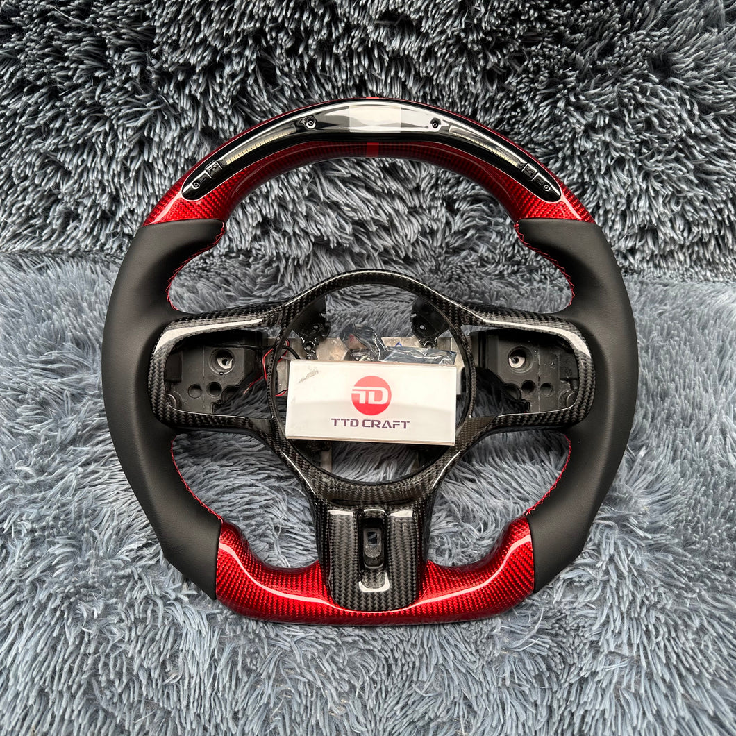 TTD Craft 2008-2015 EVO X  Carbon Fiber Steering Wheel