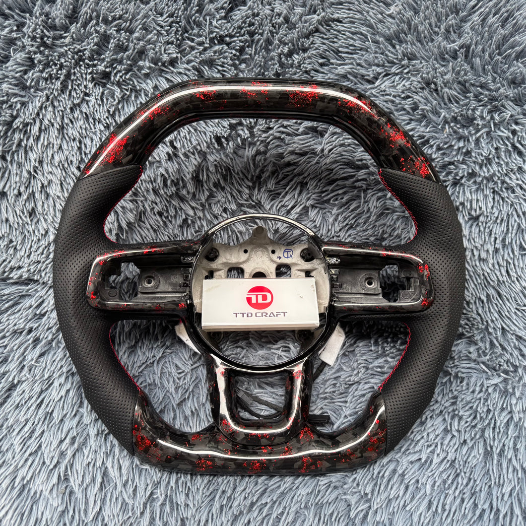 TTD Craft Jeep 2019-2025 Wrangler / 2018-2025 Gladiator Carbon Fiber Steering Wheel