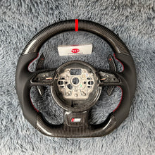 Carregar imagem no visualizador da galeria, TTD Craft Audi B8 B8.5 A3 A4 A5 A6 A7 A8 S3 S4 S5 S6 S7 S8 RS3 RS5 RS6 SQ5 Volante de fibra de carbono
