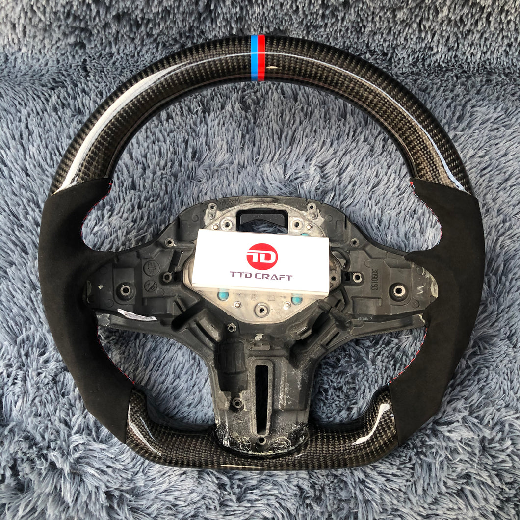 TTD Craft  BMW G30 G31  G32 G38  G05 G07  X3m  F90  M8  G29 Carbon Fiber  Steering wheel