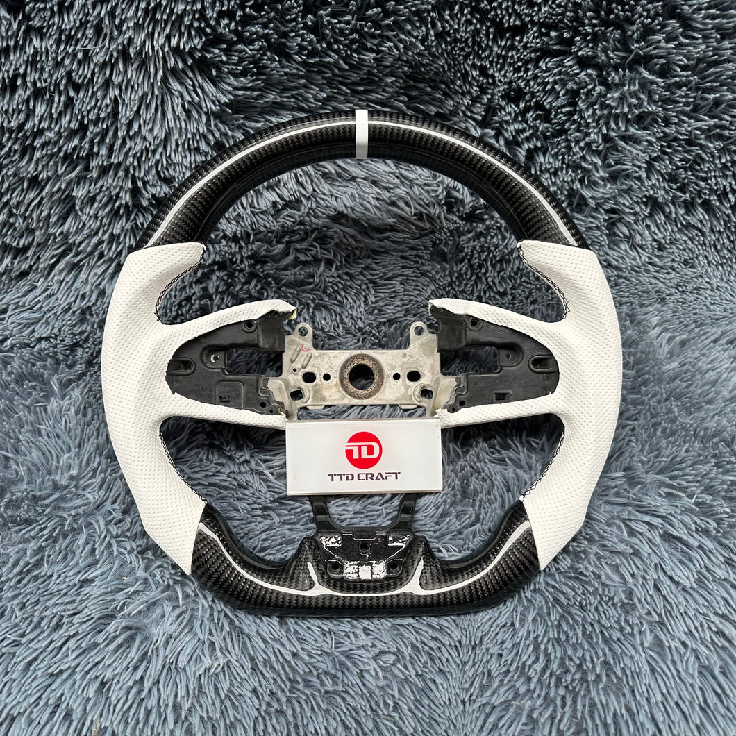 TTD Craft 10th gen Civic 2016-2021 FK8 FK7 Type R SI Carbon Fiber Steering Wheel