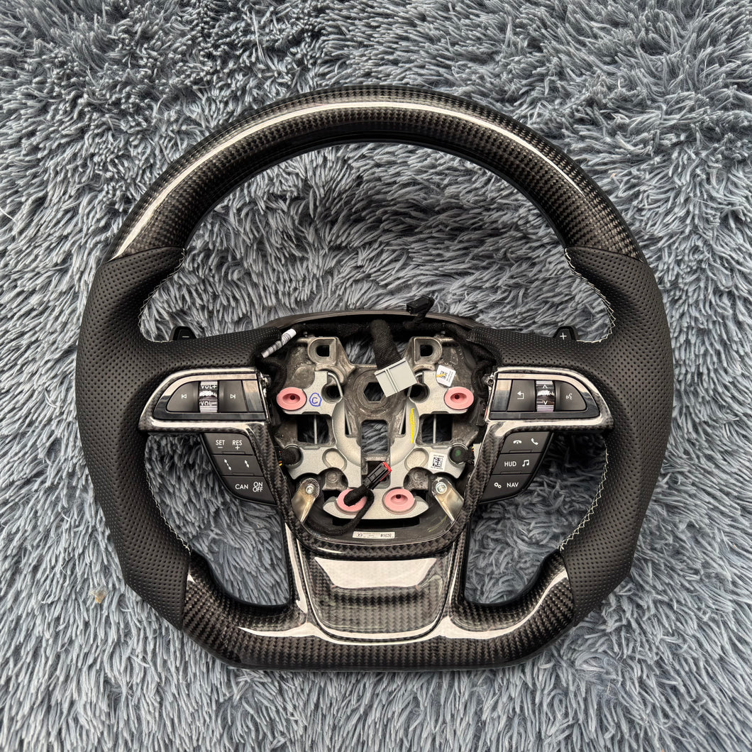 TTD Craft Lincoln Navigator 2018-2024 Carbon Fiber Steering Wheel