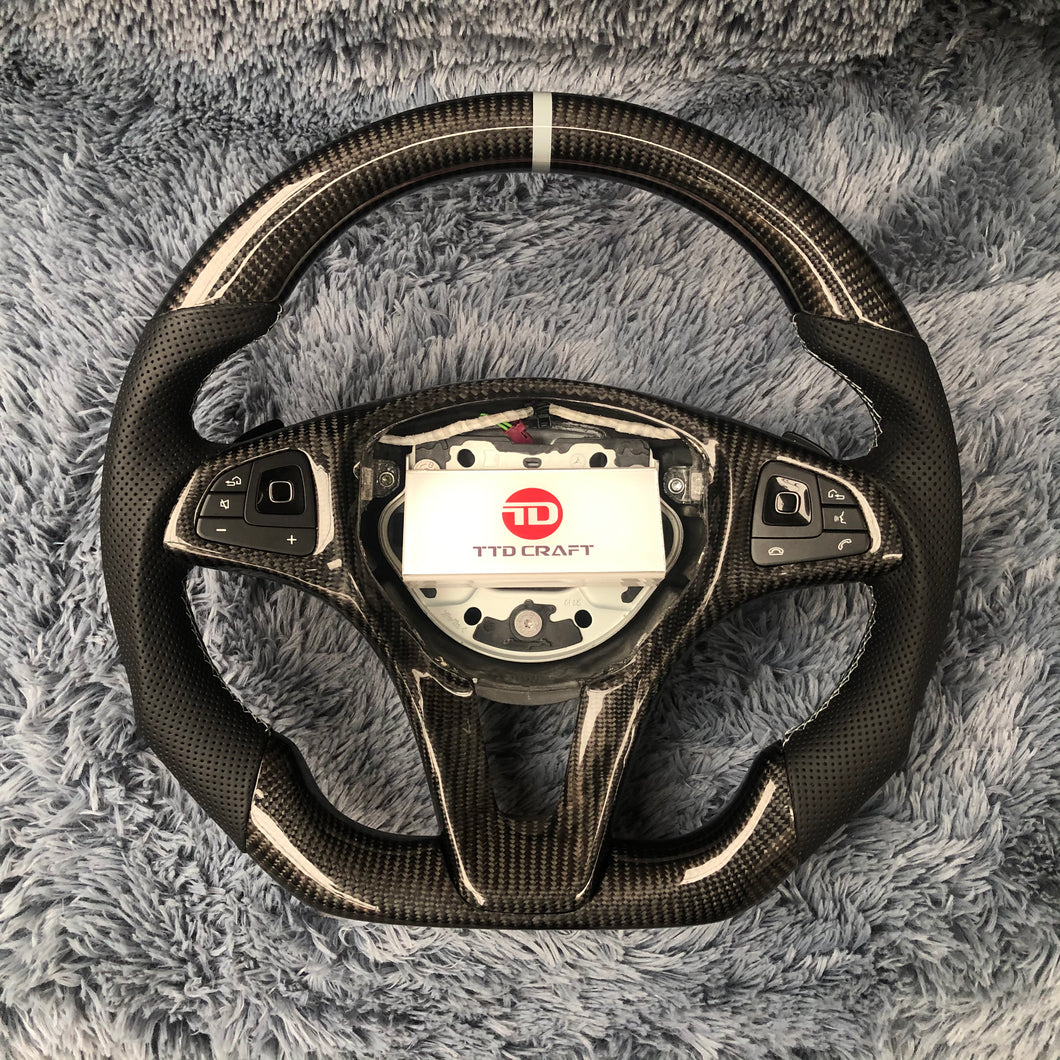 TTD Craft Benz W176 GLK350 GLK500 C250 C300 C350 C180 Carbon Fiber Steering Wheel