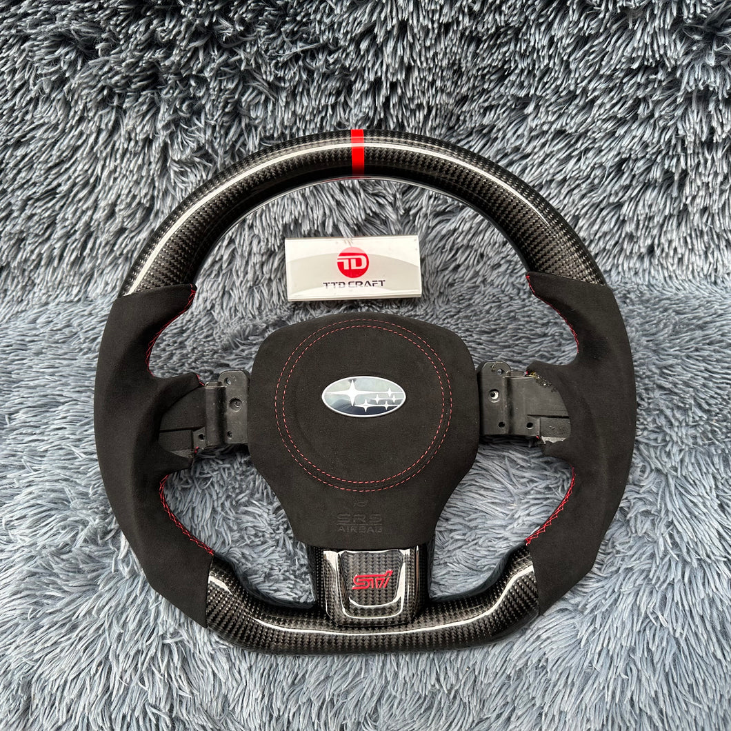 TTD Craft  2015-2021 WRX /STI  Carbon Fiber Steering wheel