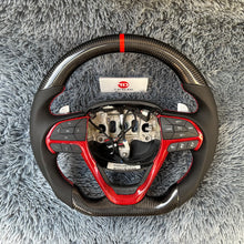 Lade das Bild in den Galerie-Viewer, TTD Craft  2016-2021 Jeep Cherokee / Grand Cherokee Carbon Fiber Steering Wheel
