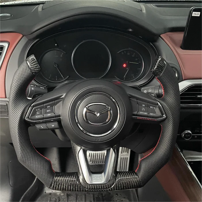 TTD Craft Mazda 3 2017-2018 Carbon Fiber Steering Wheel