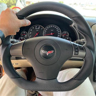 Corvette 2006-2013 C6 Z06 Flat Bottom Carbon Fiber Steering Wheel |