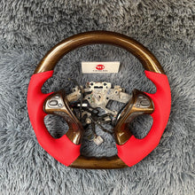 Load image into Gallery viewer, Infiniti QX60 Q70 Q70L M25 M35 M37 M56 Wood Grain Steering Wheel | TTD Craft
