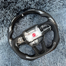 Загрузить изображение в средство просмотра галереи, Real Carbon Fiber Custom Steering Wheel for 14-23 Dodge Durango | TTD Craft

