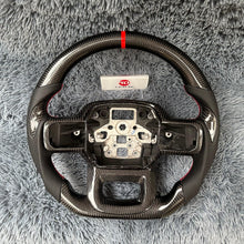 將圖片載入圖庫檢視器 Custom Carbon Fiber Steering Wheel for 2021-2026 Ford F150 | TTD Craft
