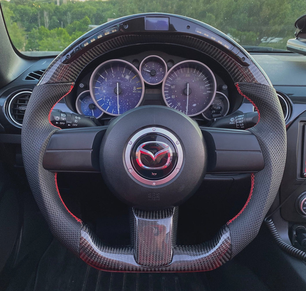 TTD Craft  Mazda 2006-2015 MX-5 Miata Carbon Fiber Steering Wheel